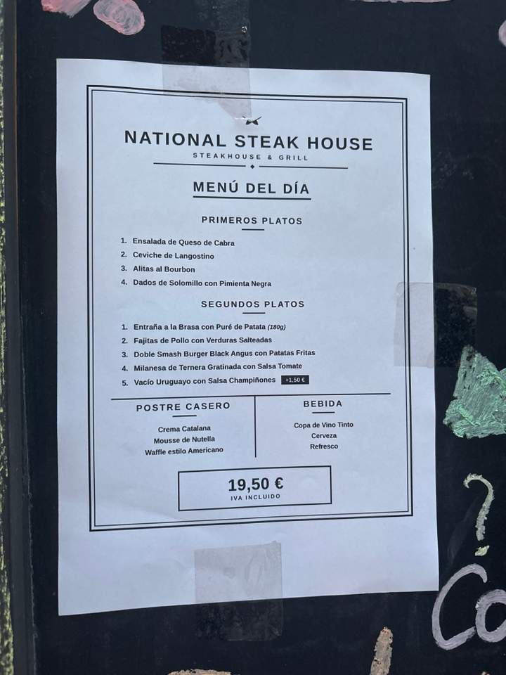 National Burger steakhouse
