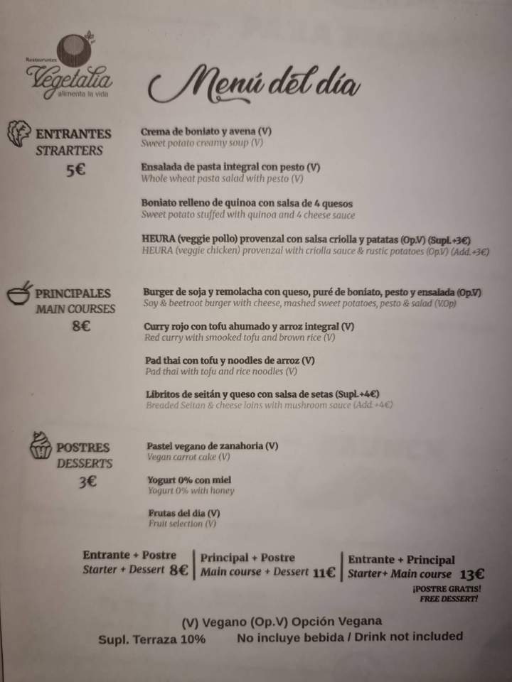 Vegetalia Born - Restaurante vegetariano y vegano Barcelona